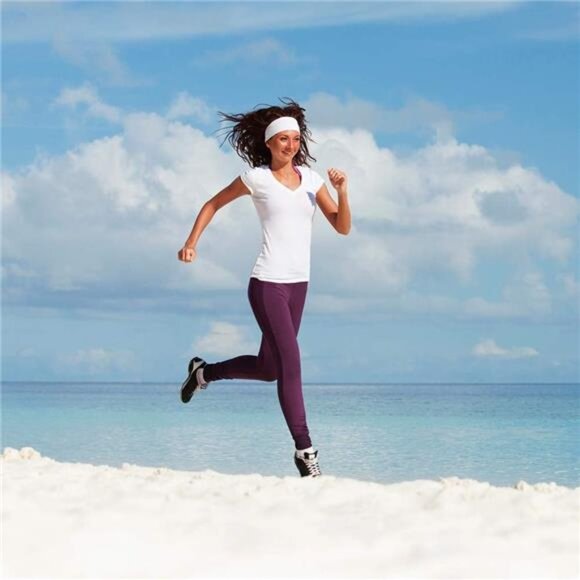 5/7 Pack Workout Shirts for Women, Moisture Wicking Quick Dry Active Athletic - Picture 5 of 7